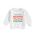 Personalized Baby Bodysuit, Baby Shirt, Toddler Sweatshirt, Custom Children Photo & Text Outfit, Create Your Own Design, Girls Boys Clothing