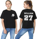 Customized Football Shirt, Your Name Football Shirt, Custom Football Mom Tee, Two Sided