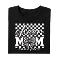 Checkered Coquette Cheer Mom Shirt, Competition Day Shirt, Cheerleading Mama Tee