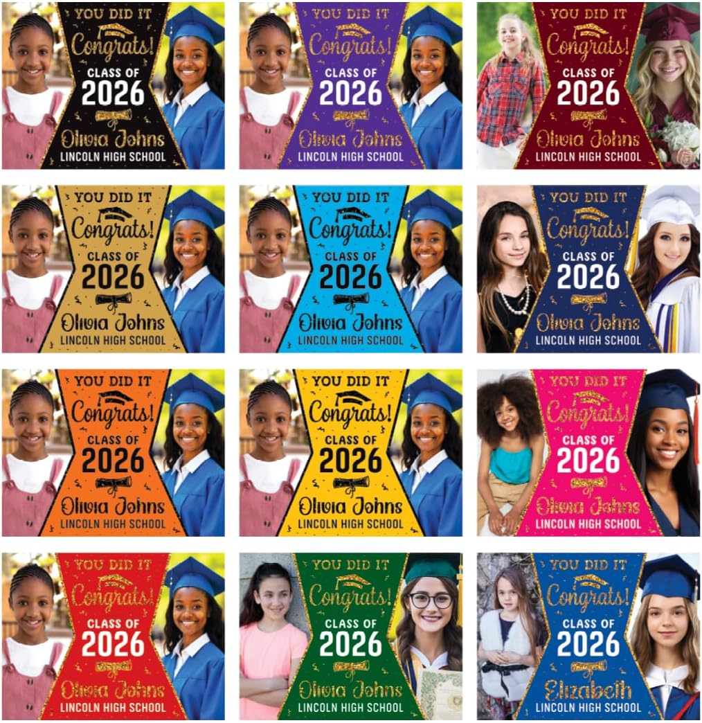 Personalized Graduation Yard Sign 2026 with Photo - Graduation Lawn Si ...
