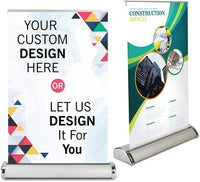 Table Top Banner Stand 11.5"x17.5" Roll up Banner Stand