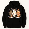 Trendy Leopard Pumpkin Ghost Hoodie