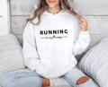 Running Is My Therapy Hoodie, Hiking Hoodie