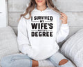 I Survived My Wife’s Master's Graduation Hoodie