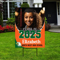Personalized Graduation Yard Sign 2025 with Photo - Grad Sign, Class of 2025, Custom Graduation 2025 Yard Sign with Metal H-Stake