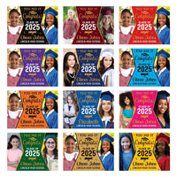 Personalized Graduation Yard Sign 2025 with Photo - Grad Sign, Class of 2025, Custom Graduation 2025 Yard Sign with Metal H-Stake