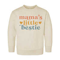 Mommy’s Little Bestie Toddler Sweatshirt, Baby Shirt, Baby Bodysuit - Cute Minimalist Mother’s Day Outfit, Baby Gift for Mom from Newborn