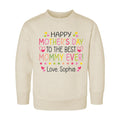 Happy Mother’s Day Baby Bodysuit, Baby Shirt, Toddler Sweatshirt - Personalized First Mother’s Day Outfit, Best Mom Ever Baby Gift