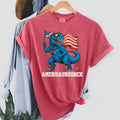 Dinosaur 4th of July Short Sleeve T-Shirt