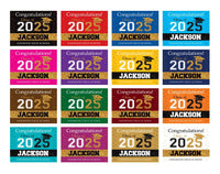Personalized Graduation College Yard Sign 2025, College Bound Sign, Class of 2025, Custom Graduation 2025 Yard Sign with Metal H-Stake