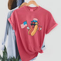 4th of July Hotdog Long Sleeve Shirt