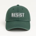 Resist Embroidered Hat, FDT Democrat Gift, Political Protest Baseball Cap, Anti MAGA Leftist Hat, Liberal Progressive Cap, Custom Resist Hat