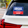 Abigail Spanberger For Virginia Governor 2025 Vinyl Sticker, Vote Abigail Spanberger Decal, Governor Elections Bumper Sticker