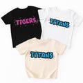 Custom Team Name Shirt, Toddler Football Tee, Mascot Gift for Kids Shirt, Christmas Gift Idea
