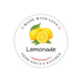 Personalized Lemonade Roll Labels, Custom Lemonade Product Stickers, Business Labels for Bottles & Jars, Homemade, Canning, Lid Stickers