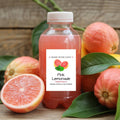 Personalized Pink Lemonade Roll Labels, Custom Pink Lemonade Product Stickers, Business Labels for Bottles & Jars, Canning, Lid Stickers