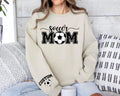 Personalized Soccer Mom Sweatshirt, Custom Kids Name on Sleeve Shirt, Soccer Mama Sweatshirt