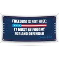 Charlie Kirk Banner Sign, Justice For Charlie Kirk Political Sign, A True Patriot Charlie Kirk Vinyl Banner with Metal Grommets