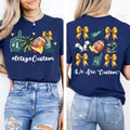 Custom Football Bow School Spirit Shirt, Football Mom Shirt, Football Grandparent Tee, Front Back