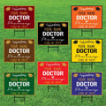 Personalized Graduation Yard Sign 2025, Graduate 2025, Class of 2025, Custom Doctor of Pharmacy Graduation 2025 Yard Sign with Metal H-Stake