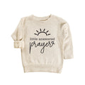 Little Answered Prayer Baby Sweatshirt, Cute Religious Baby Outfit