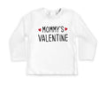 Mommy's Valentine Baby Shirt, Adorable Valentine's Outfit for Boys and Girls