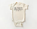 Will You Be My Godmother? Baby Bodysuit, Cute Pregnancy Announcement Baby Outfit