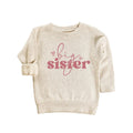 Big Sister Baby Sweatshirt, Adorable Big Sister Gift for Girls, Pregnancy Announcement Pullover