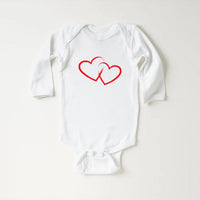 Valentine's Day Baby Bodysuit, Love Hearts Baby Outfit