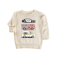 Emergency Vehicles Baby Bodysuit, Adorable Outfit for Boys & Girls