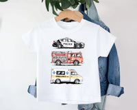 Emergency Vehicles Baby Bodysuit, Adorable Outfit for Boys & Girls
