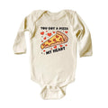 You Got A Pizza My Heart Baby Bodysuit, Cute Valentine Day Kids Outfit