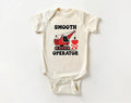 Construction Valentine Baby Bodysuit, First Valentines Day Outfit