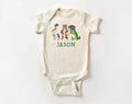 Personalized Mardi Gras Baby Bodysuit, Adorable Mardi Gras Parade Outfit