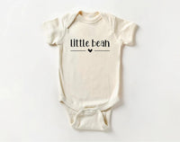 Little Bean Baby Bodysuit, Adorable Newborn Gift