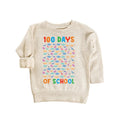 Dinosaurs 100 Days of School Toddler Sweatshirt, Fun Dinosaur 100 Days Celebration Outfit
