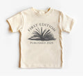 First Edition Baby Shirt, Littlest Book Club Member Outfit
