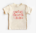Sweethearts Club Baby Shirt, Cute Pink Valentine Outfit for Girls