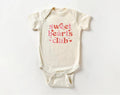 Sweethearts Club Baby Bodysuit, Cute Pink Valentine Outfit for Girls