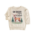 Oh Deer I’m Going to Be a Big Brother Baby Sweatshirt