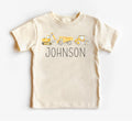 Personalized Construction Baby Shirt, Custom Equipment Outfit