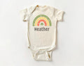 Personalized St. Patrick's Day Baby Bodysuit, St. Patty's Day Rainbow Baby Outfit