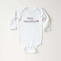 Tiny Valentine Baby Bodysuit, Adorable Valentine's Outfit for Boys and Girls