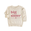 Big Sister Baby Shirt, Adorable Big Sister Gift for Girls, Pregnancy Announcement Pullover