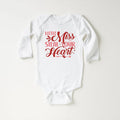 Little Miss Steal Your Heart Baby Bodysuit, Valentine's Day Kids Outfit