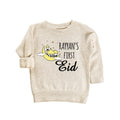 Custom My First Eid Baby Sweatshirt, Muslim Eid Mubarak Outfit for 1st Eid
