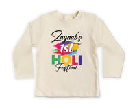 My 1st Holi Baby Bodysuit, Holi Hai Festival Outfit