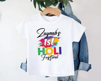 My 1st Holi Baby Bodysuit, Holi Hai Festival Outfit