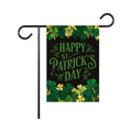 St Patrick's Day Garden Flag, 12x18 Inch Double Sided, Irish Shamrock Yard Decorations, Clover Lucky Welcome Flag, Shamrocks Holiday Flag