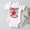 Kansas City Football Baby Bodysuit, Classic Sunday Football Apparel